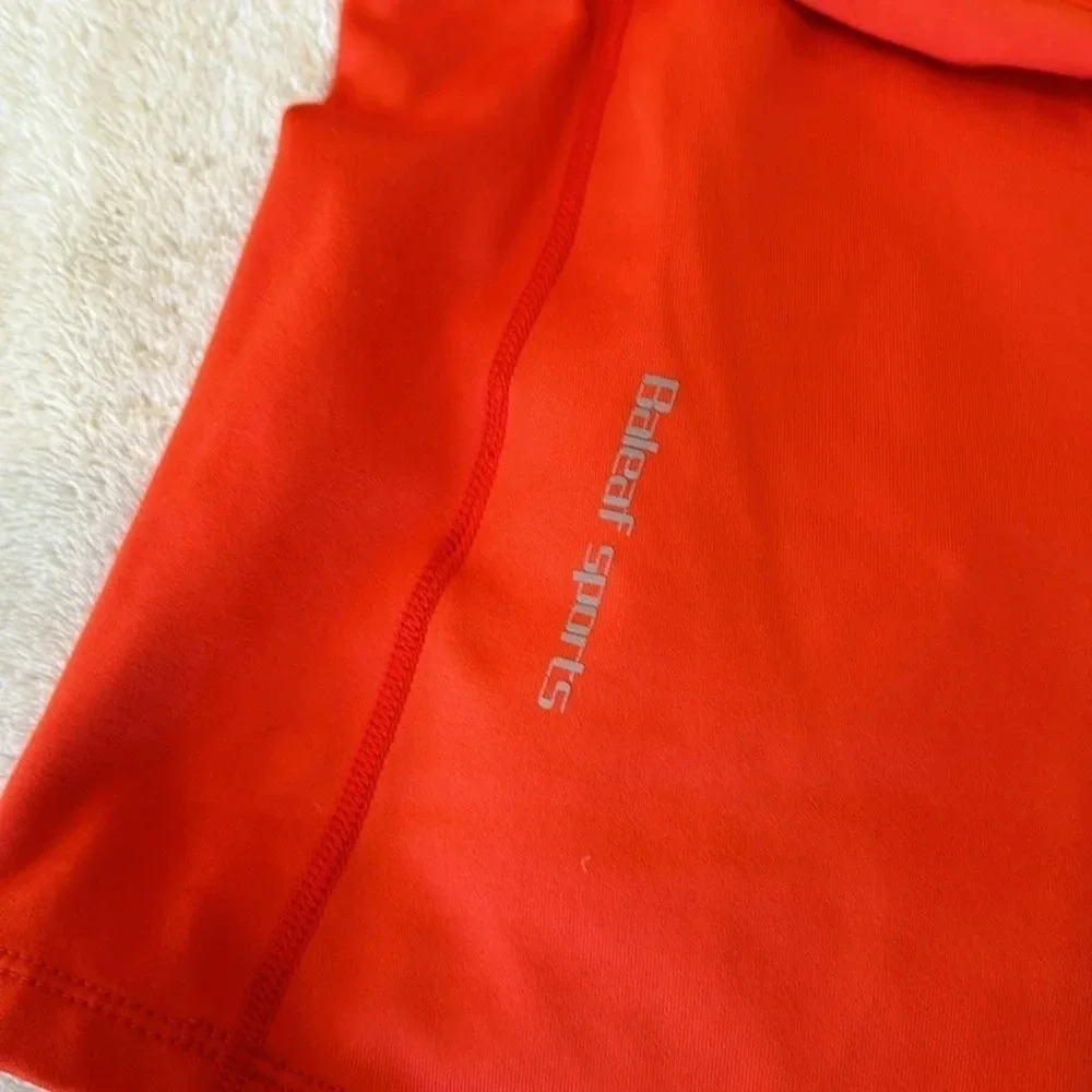 BAYLEAF Sport Women’s Yoga Thermal Quarter zip in coral color size M - Picture 9 of 9